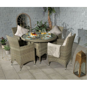 Wentworth Carver Dining Set - 4 Seater